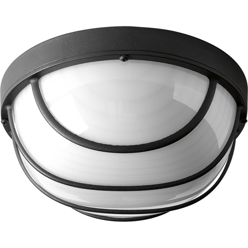 Krystn LED Outdoor Flush Mount, Black