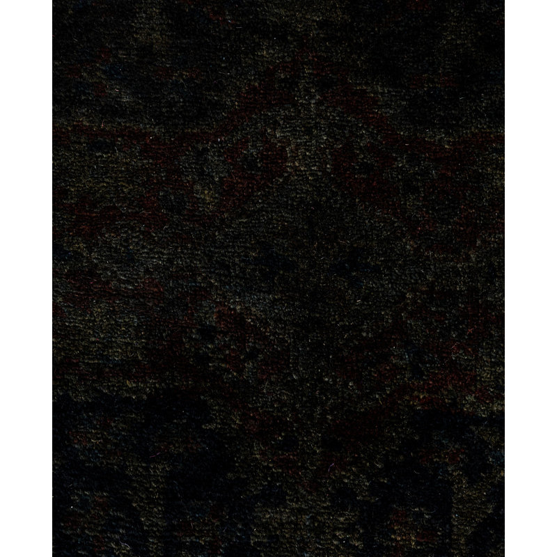 Overdyed One-of-a-Kind 4' 2" X 6' 3" Hand Knotted Area Rug