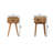 Avora Mini Oak-ish Nightstand With 1 Drawer