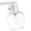 Éclairage pour salle de bain 3 lumières avec abat-jour en verre transparent-1306516114