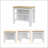 Hayne 9-Shelf 2-Door 2-Piece Kitchen Set With Antibacterial Surface, Ideal For Storage And Small Spaces
