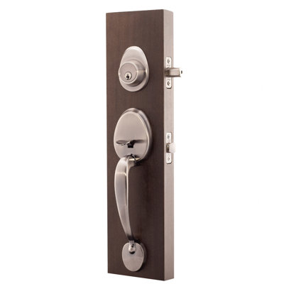 Colonial Handle With Lever And Deadbolt Entry Set