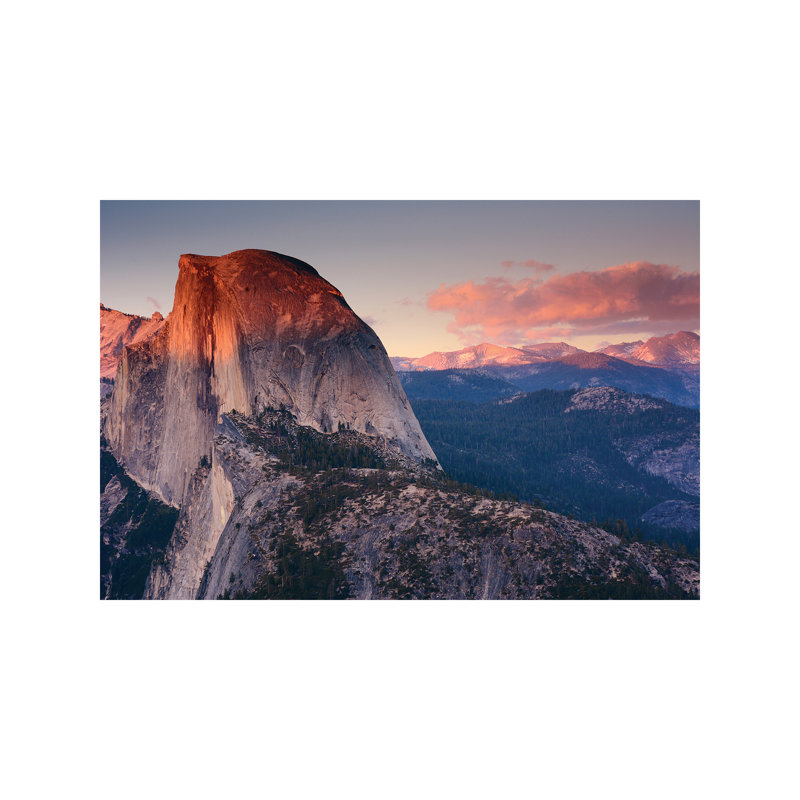 Half Dome As Seen From Glacier Point, Yosemite National Park, California, Usa by Michel Hersen - Wrapped Canvas Print