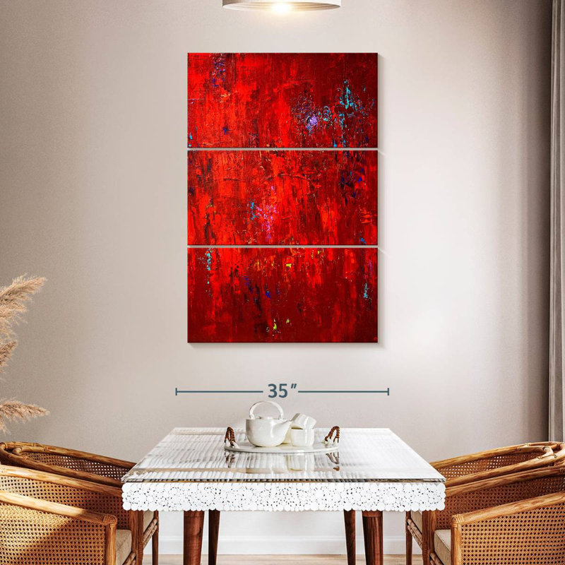 Avery Red I, 50" H x 32" W