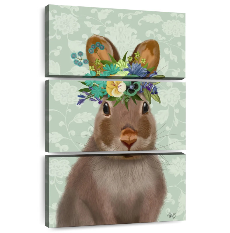 Lapin ronce bohémien, H 50 po x l 32 po