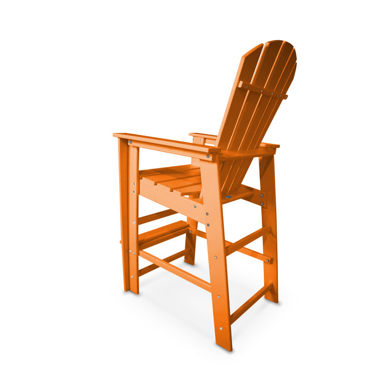 Chaise de bar POLYWOOD South Beach, Tangerine