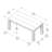 Rustic Rectangular Dining Table (71 in), Rustic Light Brown-1938048324