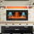 Cassella 36.02'' W Red Electric Fireplace Insert