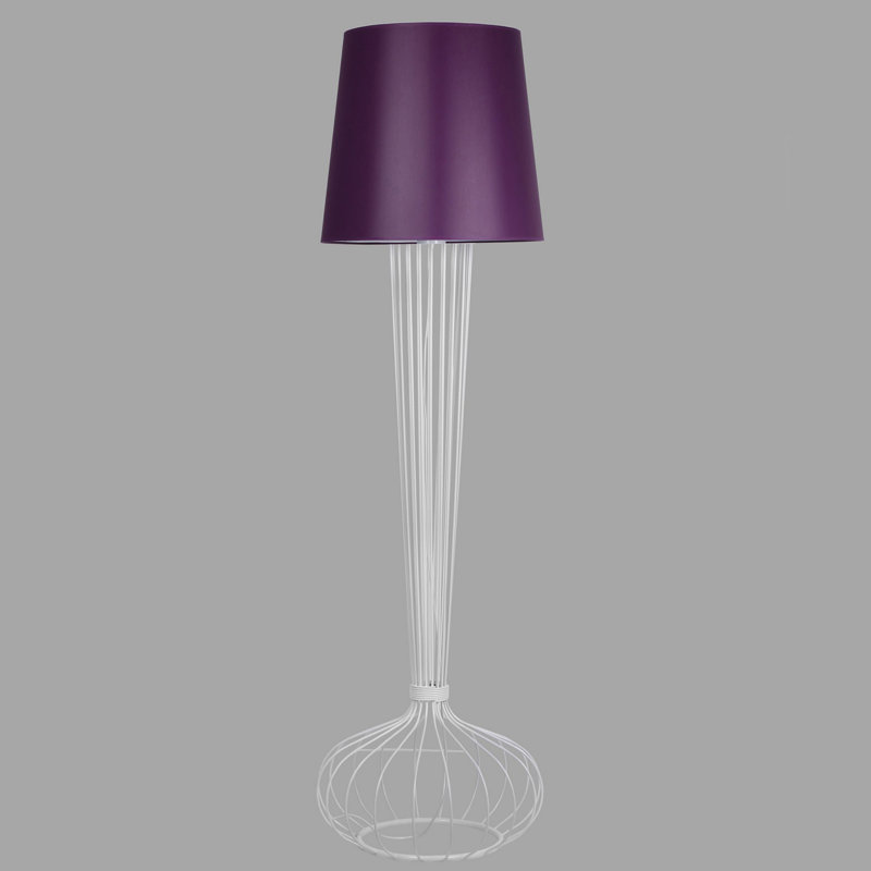 Quang 160cm Novelty Floor Lamp, Purple, White