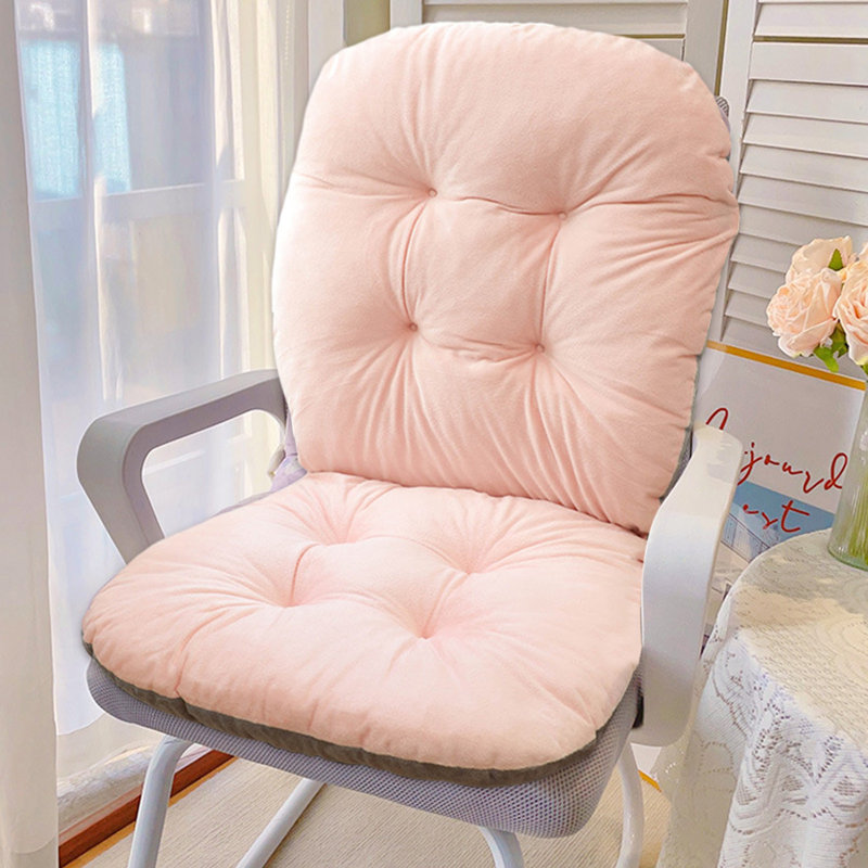 Seat Cushions For Home Use, Tufted Corduroy Floor Cushions For Living Room Tatami, Pink