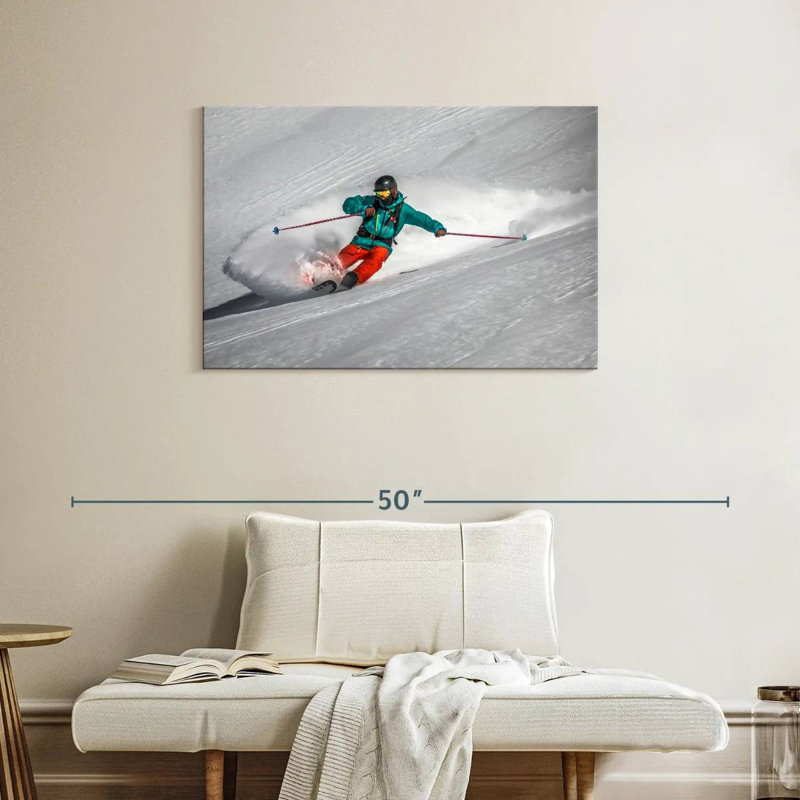 Gastein Snow Skier, H 24 po x l 36 po