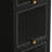 Contemporary Storage Cabinet With Four Glass Doors, Black For A Functional Home Ideal Entryway And Living Room-468413002-468413007