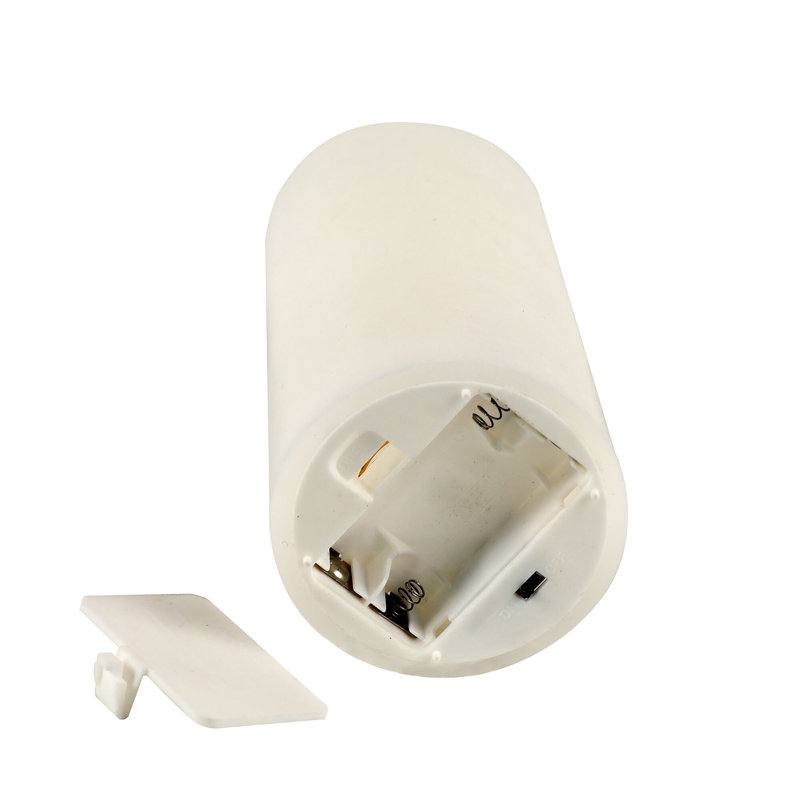 Mikasa Wavy Top LED Unscented Wax Pillar LED Candles, 5
