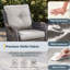 Swivel and sliding wicker patio chairs-2117509975-2117509931