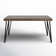 Swanscombe Rubberwood Metal Base Dining Table