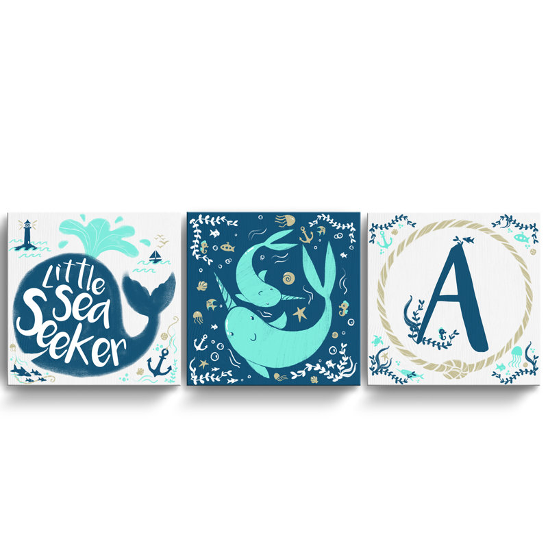 Ensemble de trigramme de « mer seek » 3 pièces Fedor, A