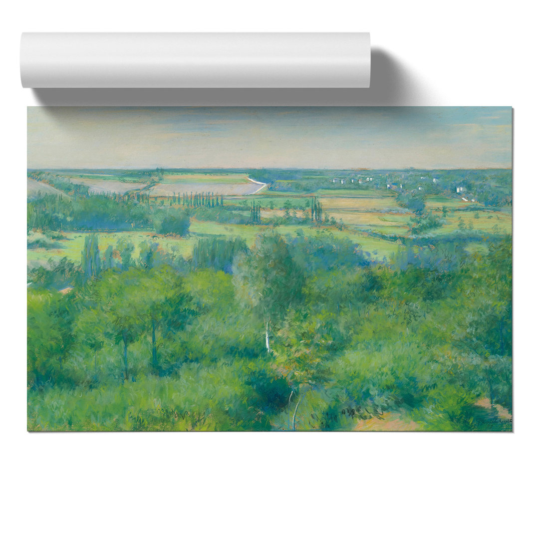 Yerres Valley by Gustave Caillebotte - Frameless Print