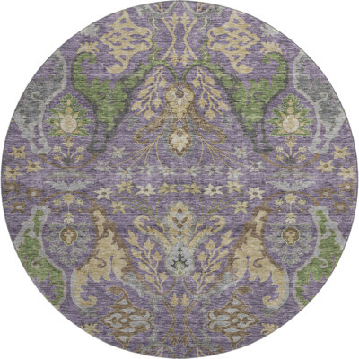 Premium Machine Washable Gurubaksh AMF1153 Global Rug
