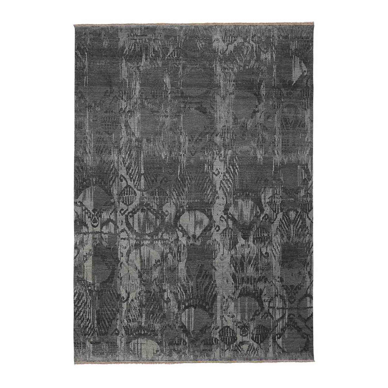 Tapis abstrait en laine / soie Burtonsville
