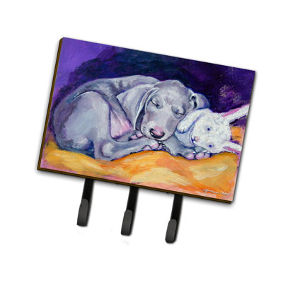 Porte-clés mural Weimaraner Snuggle Bunny