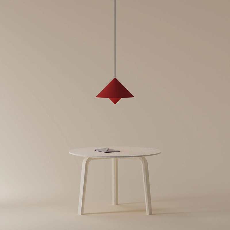 Jai Pendant Light, Black, Canyon, 11'' H x 9.84'' W x 9.84'' D