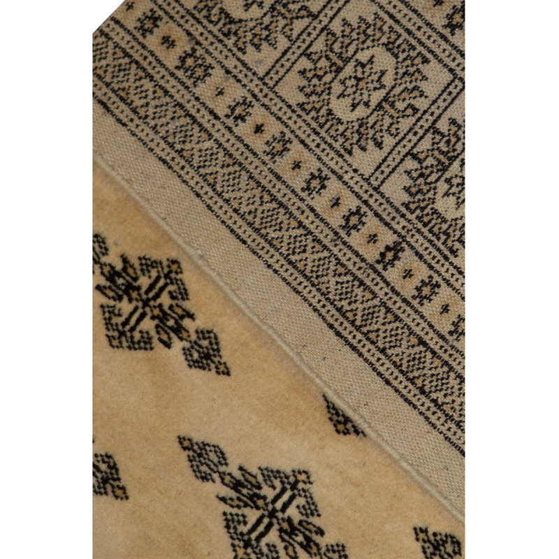 Tapis rouge et vert noué à la main de haute qualité