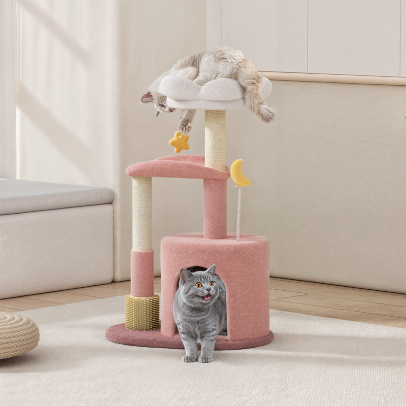 Tour pour chat Ezelle, Rose tendre