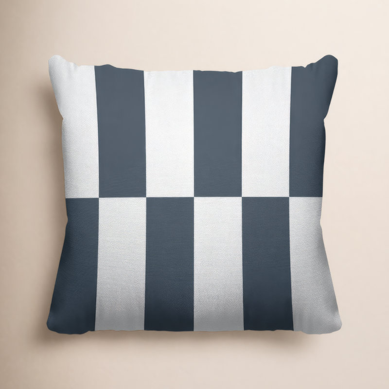Coussin Luella, gris, 19 po x 19 po, Carré