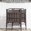 Ensemble table et chaises pliantes (2 pièces), supportant jusqu'à 159 kg, assises respirantes, idéal pour les petits espaces extérieurs. Table en verre, protection optimale, montage rapide. Parfait pour balcon ou jardin.