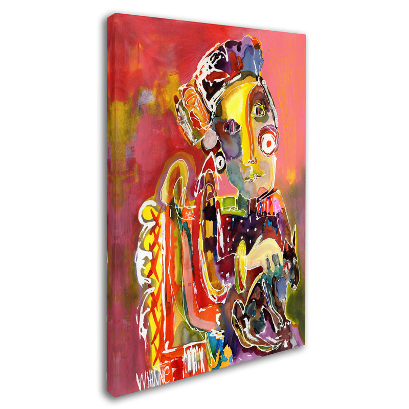 «She Waits For No One» de Berkley, reproduction sur toile tendue, H 19 po x l 12 po