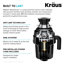 1 HP Continuous Garbage Disposal
