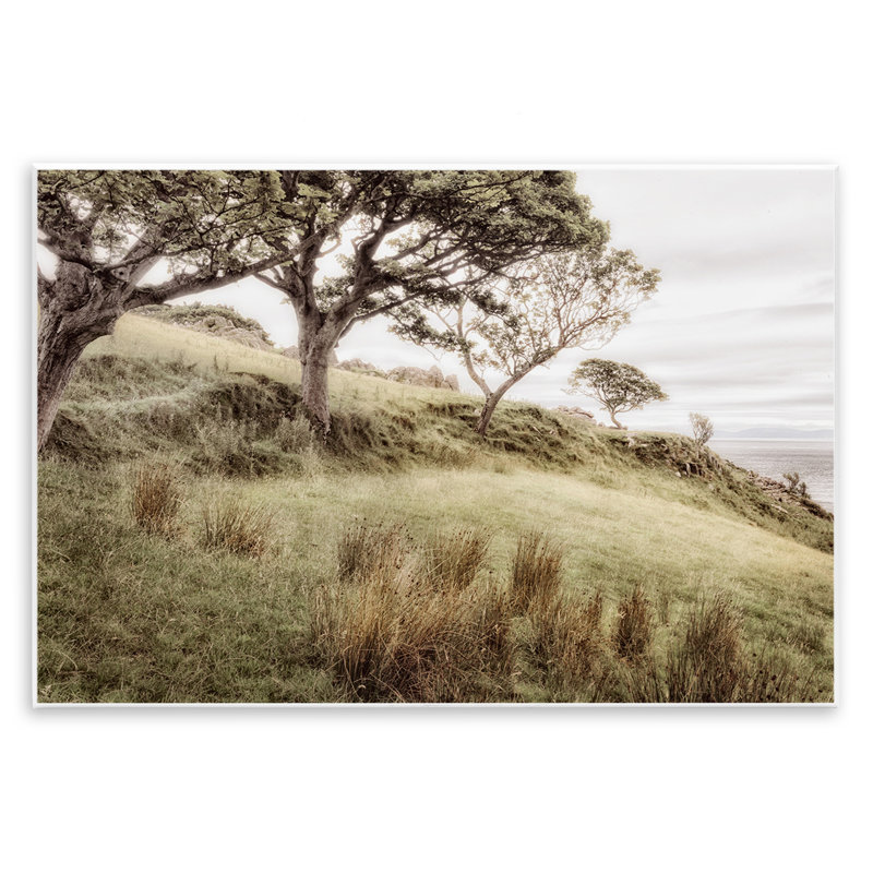 Plaque murale irlandaise paysage de coteau, design par Andy Amos, H 10 po x l 15 po