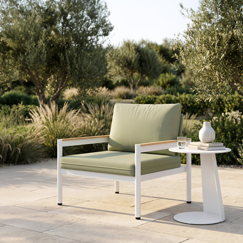 Fauteuil vert litchi