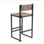 Ensemble de 2 tabourets de cuisine avec repose-pieds et tabouret de cuisine