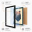 Bear Portrait Modern - Framed Print-1016068753-1016068752