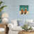 Giclée encadrée blanc bord de mer