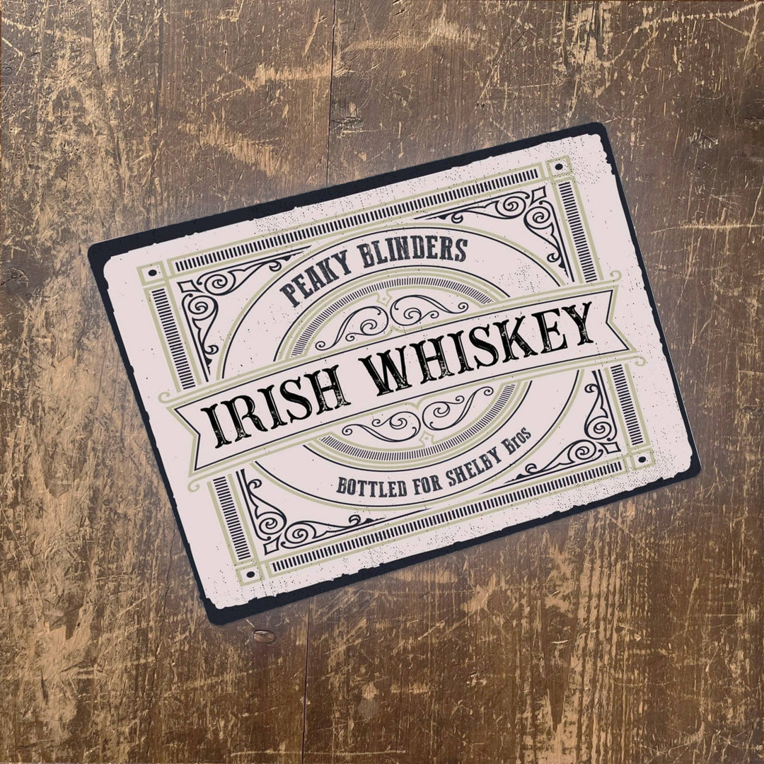 Wanddekoration Peaky Blinders Irish Whiskey