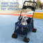 Poussette pliable pour animaux de compagnie (bleu)-122515917