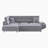 Addylan 107" 2- Piece Modern Upholstered Sectional