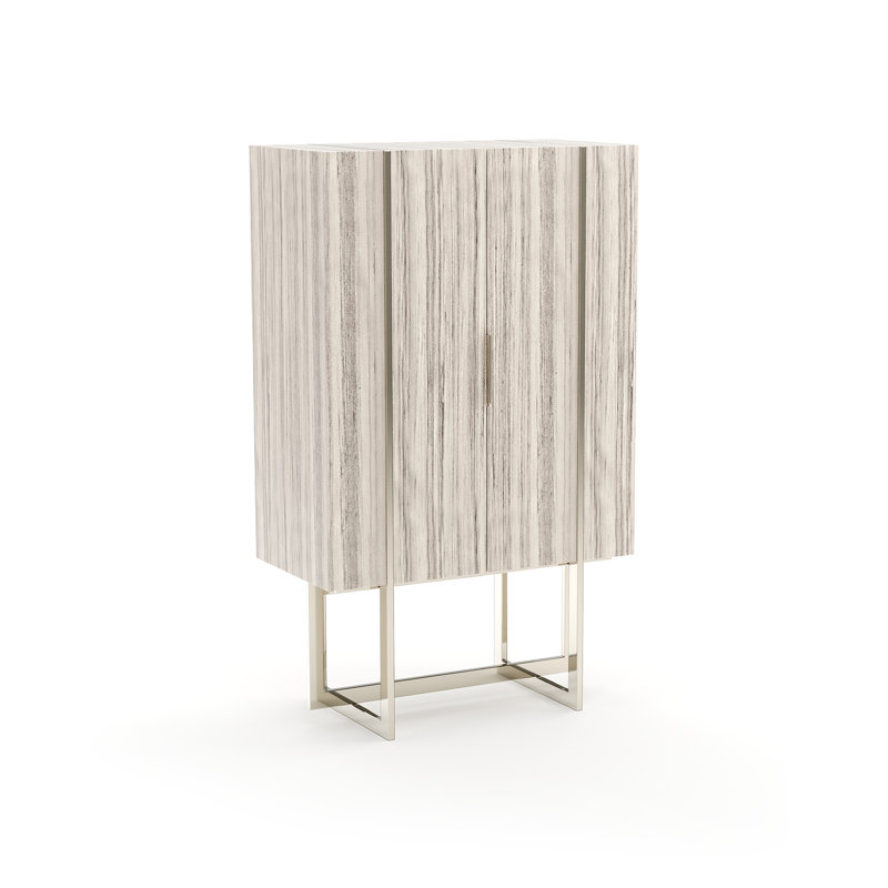 Caracole Stone Bar Cabinet