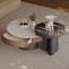 Table basse simple en marbre avec rangement