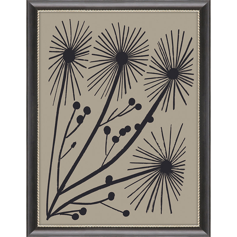 Simple Florals S/4 Print by Watts