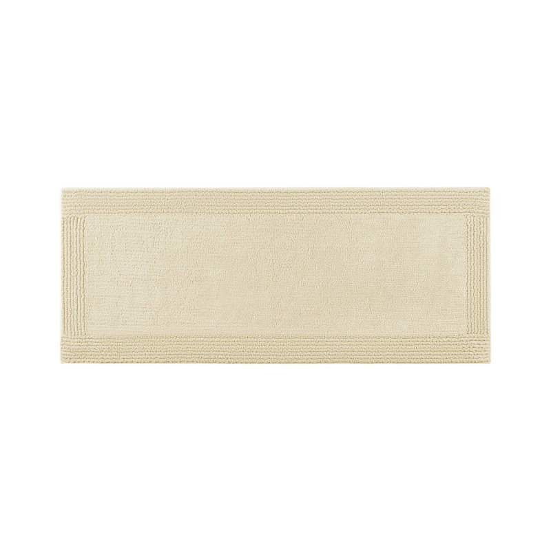 Tapis de bain réversible 100% coton touffeté 3000 g / m², Naturel