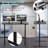 Toomey Adjustable Metal Base Standing Desk Converter