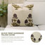 Coussin décoratif en lin fait à la main pour canapé et lit Fabcline Bad Shah-110562853-110562854