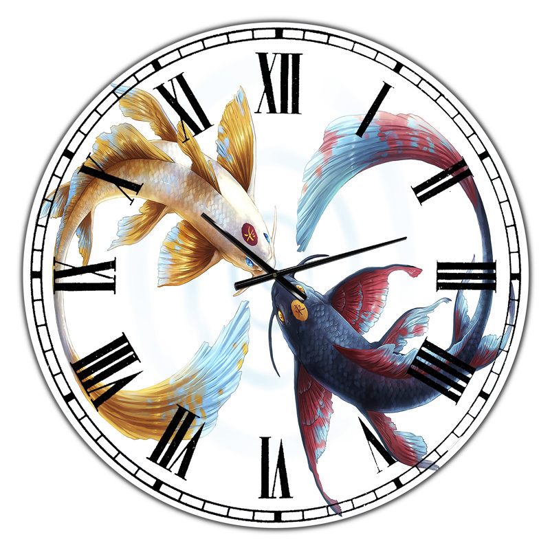 Horloge murale surdimensionnée nautique et côtière, Grand