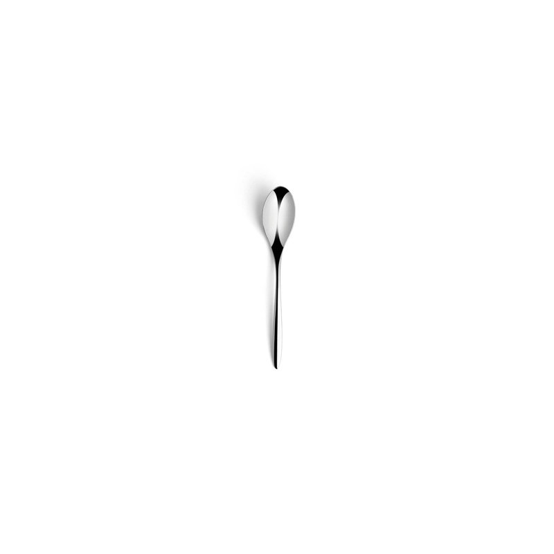 Lilac Stainless Steel Mocca Spoon | 4.3", Silver, Pack of 12