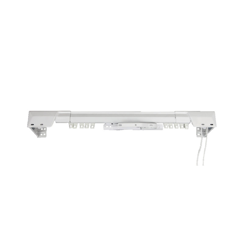 Tringle à rideaux simple réglable Bembry, l 66 à 120 po, Blanc