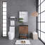 Meuble-lavabo sur pied simple 24 po Fumiki
