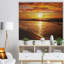 «Bright Yellow Sunset over Waves», impression-35061282-35061276